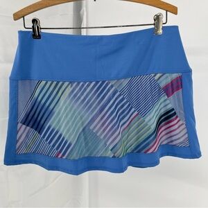 Lucky In Love Womens Skort Size 12 Multicolored Tennis Stretch Activewear Golf